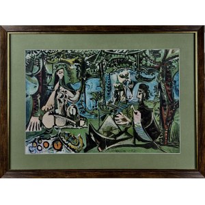 Pablo Picasso 1881-1973, z cylu „Le Déjeuner sur l’herbe” ( Obiady na trawie) 1962