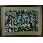 Pablo Picasso 1881-1973, from the series "Le Déjeuner sur l