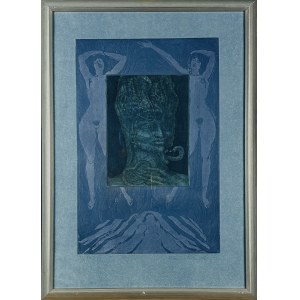 Ernst Fuchs (1930-2015), Portrait surréaliste (Portret surrealistyczny) 1966