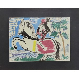 Pablo Picasso 1881-1973, Jacqueline en tant que voltigeuse ( Jacqueline jako Woltyżerka) 1961