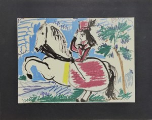 Pablo Picasso 1881-1973, Jacqueline en tant que voltigeuse ( Jacqueline jako Woltyżerka) 1961