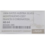 Coronation token 1804, Francis II. / I./ MS 64