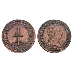 1/4 Krejcar 1807 A, František II. /I./ Vienna
