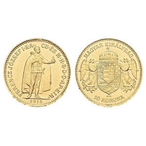 10 Koruna 1913, František Josef I., Kremnica