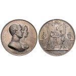 AR Medal 1854 for the wedding of F.J.I. A. Bavarian