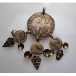 Period jewellery made of thaler, Ferdinand II.