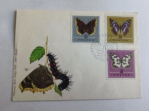 BRIEFUMSCHLAG, SCHMETTERLINGSSTEMPEL