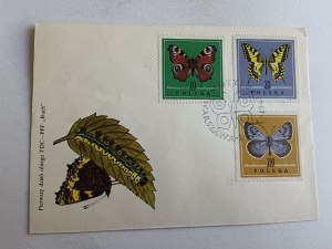 BRIEFUMSCHLAG, SCHMETTERLINGSSTEMPEL