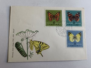 BRIEFUMSCHLAG, SCHMETTERLINGSSTEMPEL