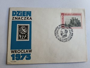 BRIEFUMSCHLAG, BRIEFMARKE WROCŁAW PHILATELISTISCHE AUSSTELLUNG