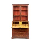 Italian trumeau lacquered in chinoiserie - Turin, 18th century