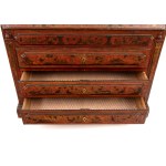 Italian trumeau lacquered in chinoiserie - Turin, 18th century