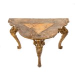 Italian console table with marble top, Louis XVI - Rome, 18th century