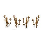 Four French gilded appliques, Louis XVI - 18th century