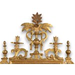 Specchio neoclassico in legno intagliato e dorato in stile lucchese - XVIII secolo
