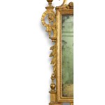 Specchio neoclassico in legno intagliato e dorato in stile lucchese - XVIII secolo