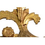 Specchio neoclassico in legno intagliato e dorato in stile lucchese - XVIII secolo