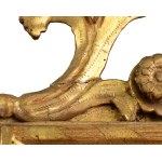 Specchio neoclassico in legno intagliato e dorato in stile lucchese - XVIII secolo