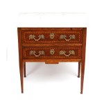 Inlaid chest of drawers, Louis XVI - France, 18th century