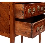 Inlaid chest of drawers, Louis XVI - France, 18th century
