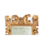 Carved and gilded wooden mirror - Central Italy, 18th century