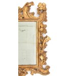 Carved and gilded wooden mirror - Central Italy, 18th century