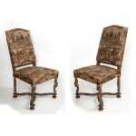 Pair of Venetian armchairs Louis XVI - 18th century