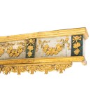 Gilded and carved wooden lintel - Rome, 18th century