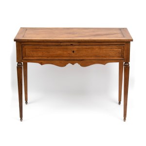 Lombardy center writing desk, Louis XVI style - 18th century