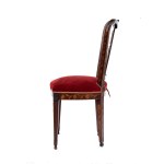 Dutch inlaid chair, Louis XVI chair - 18th century