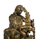 VINCENT & CIE, Gilded bronze table clock, France - 19th century