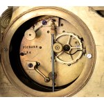 VINCENT & CIE, Gilded bronze table clock, France - 19th century