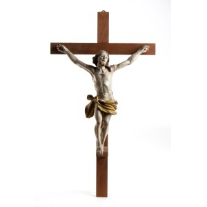 Wooden crucifix - Central Europe, 18th-19th century.