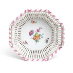 Corbeille à papier en porcelaine - Berlin, 19e siècle