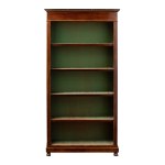 Open mahogany bookcase, Empire style - 19th century