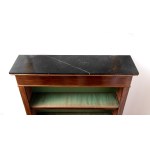 Open mahogany bookcase, Empire style - 19th century
