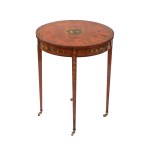 English satinwood occasional table, Adams style - 20th Century