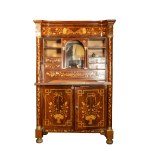 Inlaid Dutch Empire Secretaire - 19th century