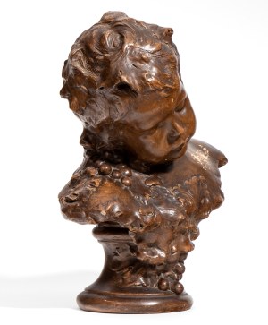 FRIEDRICH GOLDSCHEIDER (1845 - 1897), Terracotta bust - Austria, 19th century
