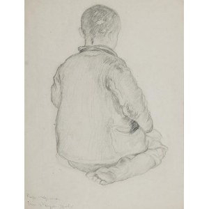 WŁADYSŁAW JAROCKI (1879-1965), Siedzący chłopiec