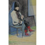 KAROL KOSSAK (1896-1975), Hucuł z Tatarowa, 1922