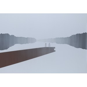 Robert Motelski (b. 1977, Warsaw), Bridge 18 October 9:18, 2025