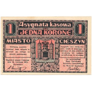 Cieszyn - 1 Korona 30.04.1919