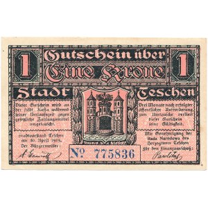 Cieszyn - 1 Korona 30.04.1919