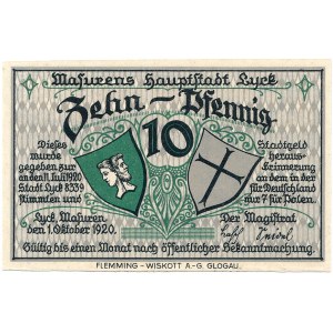 Ełk - Lyck - 10 Ofennig 1920 * bez numeracji