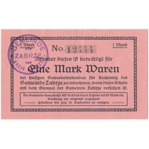 Zabrze - 1 mark ND/1914 * pink