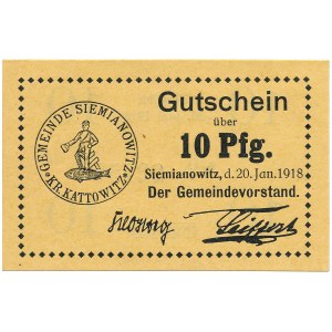 Siemianowice - Siemianowitz - 10 Pfennig 1918