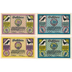 Königsberg - 4 x 50 Pfennig 1921 * Markenhaus Eluka