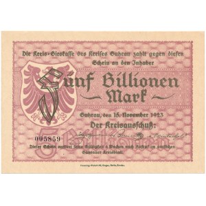 Montagna - Guhrau - 5 miliardi di marchi 1923 * stato 1 (!)