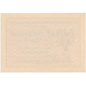 Montagna - Guhrau - 5 miliardi di marchi 1923 * stato 1 (!)